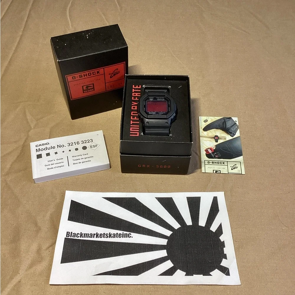 Casio G-Shock x GLOBE Limited Edition Watch 2011 GRX-5600GE-1CR 3223